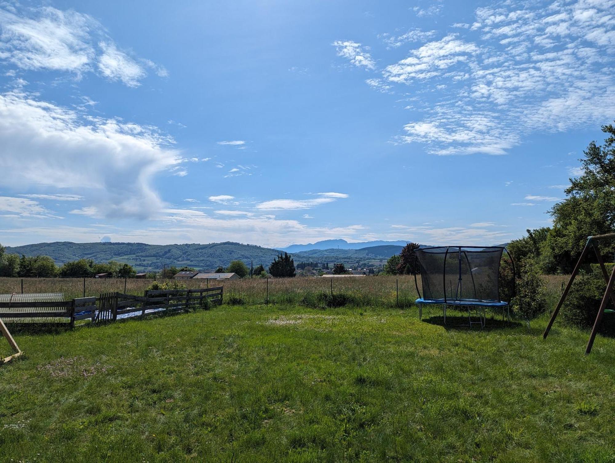 Yourte Atypique Entre Lyon Et Grenoble ! Vue Sur Les Montagnes. Nohant-en-Graçay Exteriör bild
